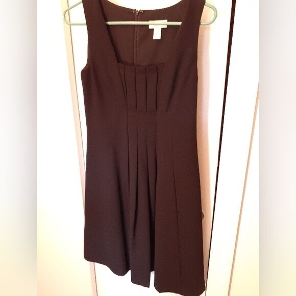 Ann Taylor little black dress size 2 Xs s fit and flare career office formal - Picture 1 of 6